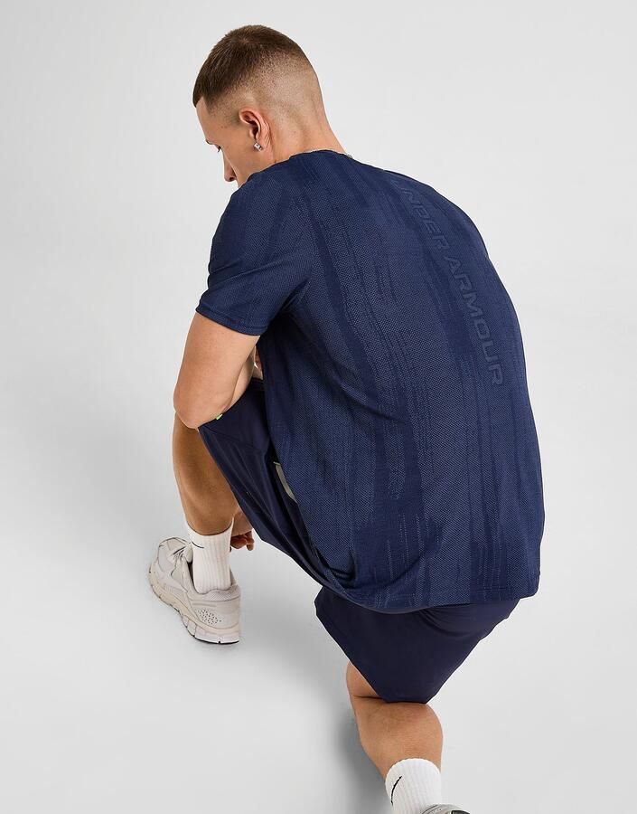 Under Armour Vanish Seamless T-Shirt Blauw- Heren Blauw