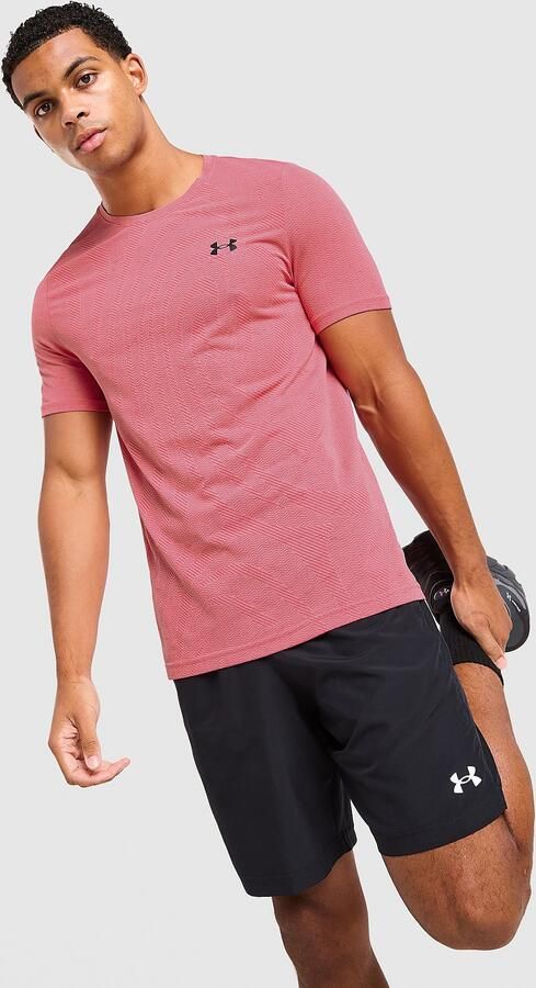 Under Armour Vanish Seamless T-Shirt Roze- Heren Roze