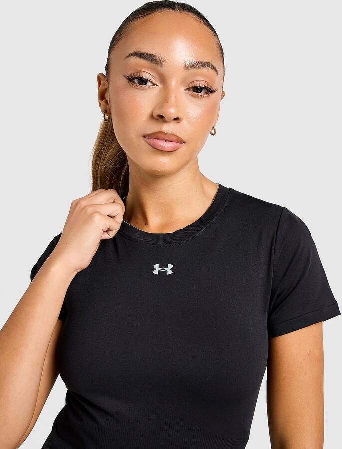 Under Armour Vanish Seamless T-Shirt Zwart- Dames Zwart