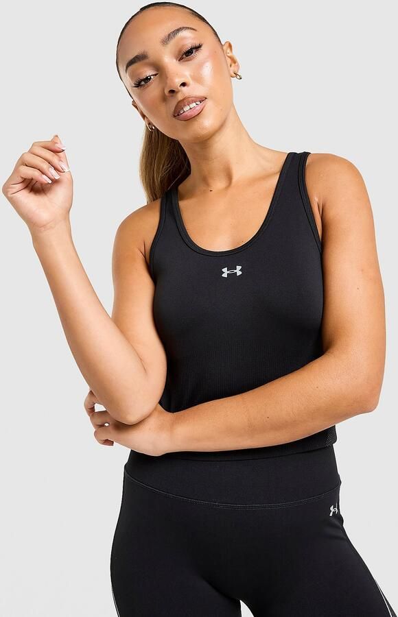 Under Armour Vanish Seamless Tank Top Zwart- Dames Zwart