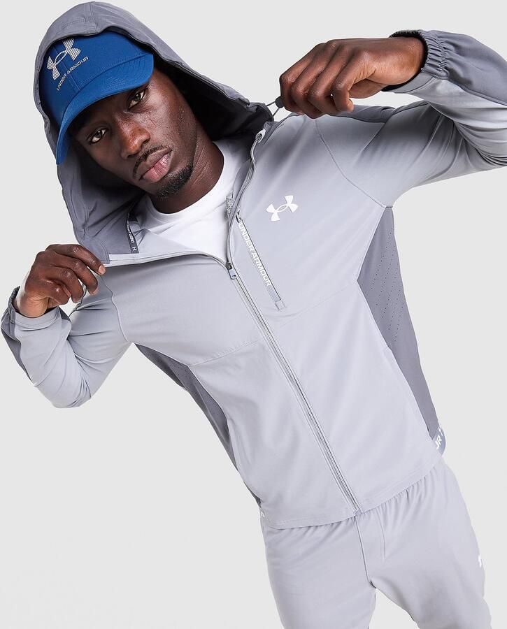 Under Armour Vanish Track Jacket Grijs- Heren Grijs