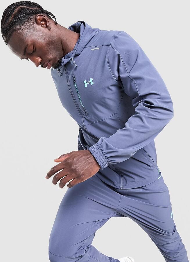 Under Armour Vanish Woven Jacket Blauw- Heren Blauw