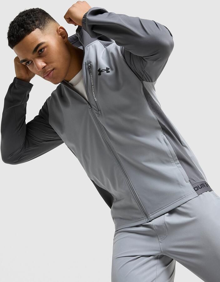 Under Armour Vanish Woven Jacket Grijs- Heren Grijs