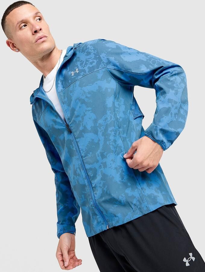 Under Armour Velocity Storm Camo Jacket Blauw- Heren Blauw