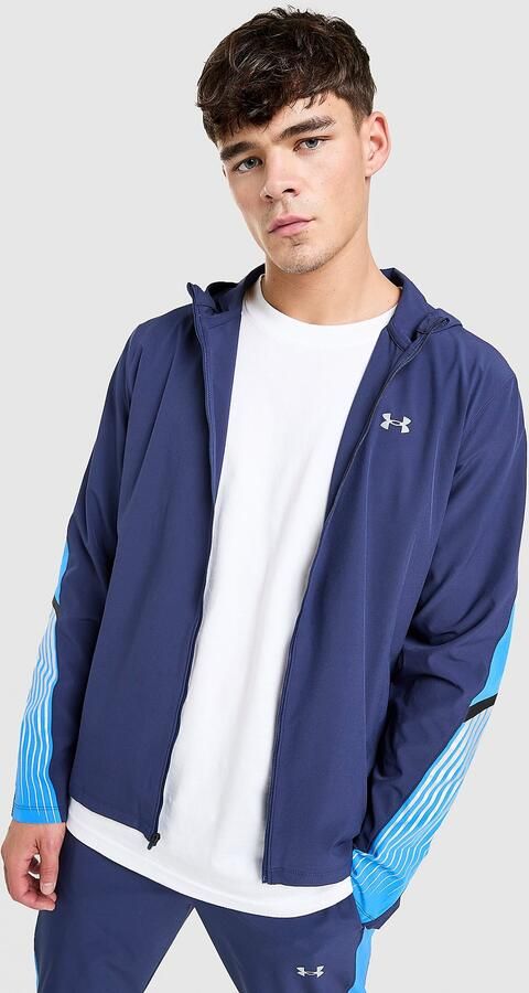 Under Armour Velocity Storm Jacket Blauw- Heren Blauw