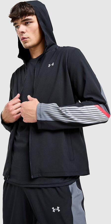 Under Armour Velocity Storm Jacket Zwart- Heren Zwart