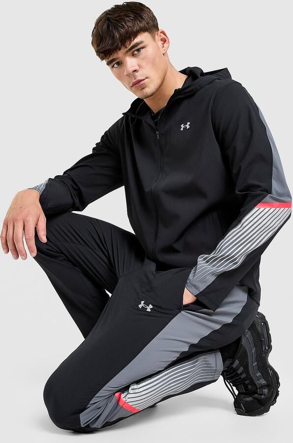 Under Armour Velocity Storm Track Pants Zwart- Heren Zwart - Foto 1