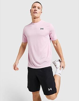 Under Armour Vent Geotessa T-Shirt Pink- Heren Pink