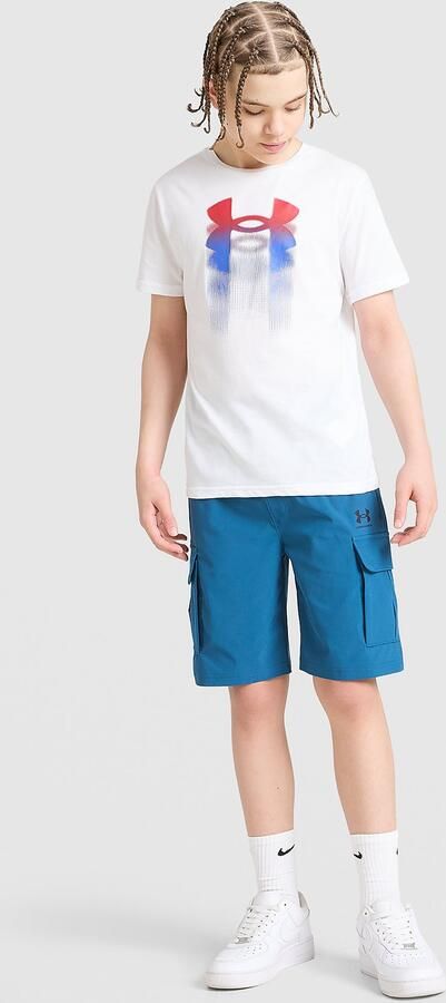 Under Armour Vibe Woven Cargo Shorts Junior Blauw