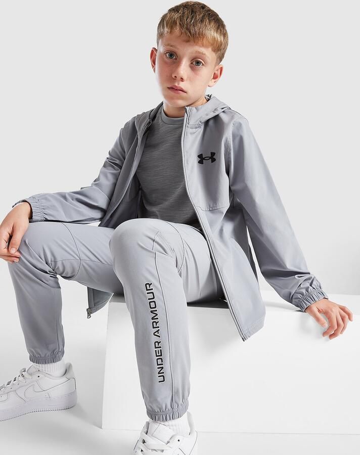 Under Armour Wordmark Woven Track Pants Junior Grijs Kind Grijs