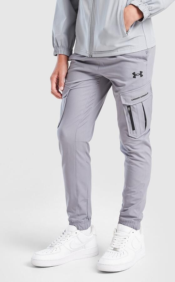 Under Armour Woven Cargo Pants Junior Grijs