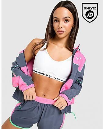Under Armour Woven Colour Block Jacket Grey- Dames Grey