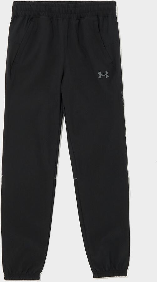 Under Armour Woven Wordmark Track Pants Junior Zwart