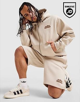 Unlike Humans Bubble Shorts BLACK- Heren BLACK