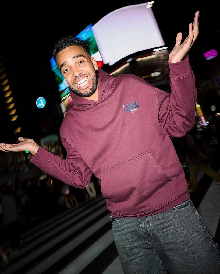 Unlike Humans Crafted Hoodie Rood- Heren Rood