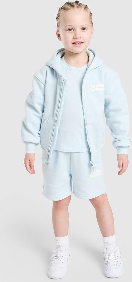 Unlike Hu s Full Zip 3-Piece Set Children Blauw