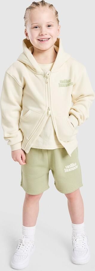 Unlike Hu s Full Zip 3-Piece Set Children Groen