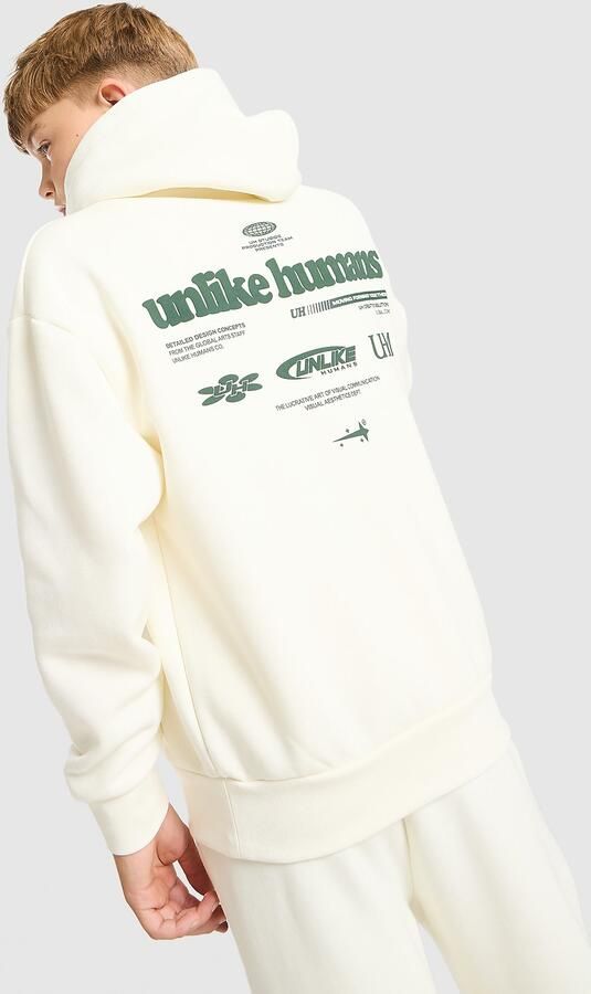 Unlike Hu s Highgrade Hoodie Junior Crème Kind Crème