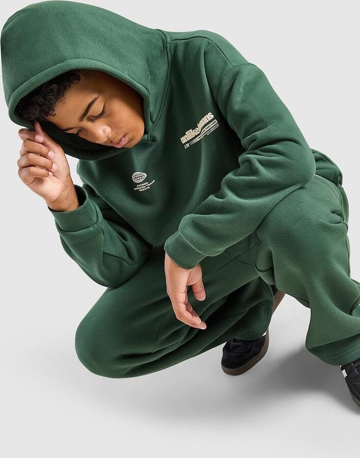 Unlike Hu s Highgrade Hoodie Junior Groen Kind Groen