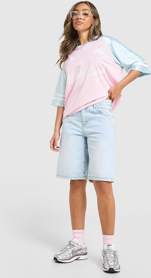 Unlike Humans Jorts Blauw- Dames Blauw