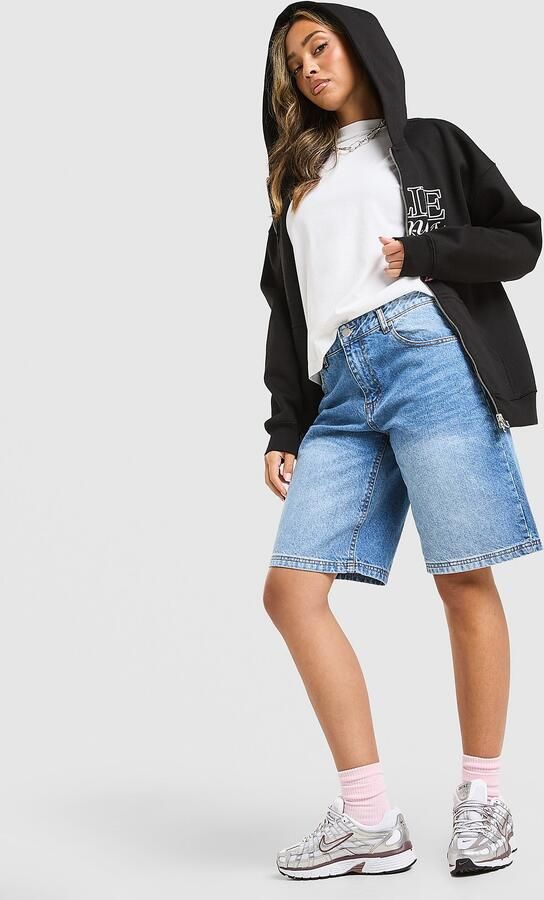Unlike Humans Jorts Blauw- Dames Blauw