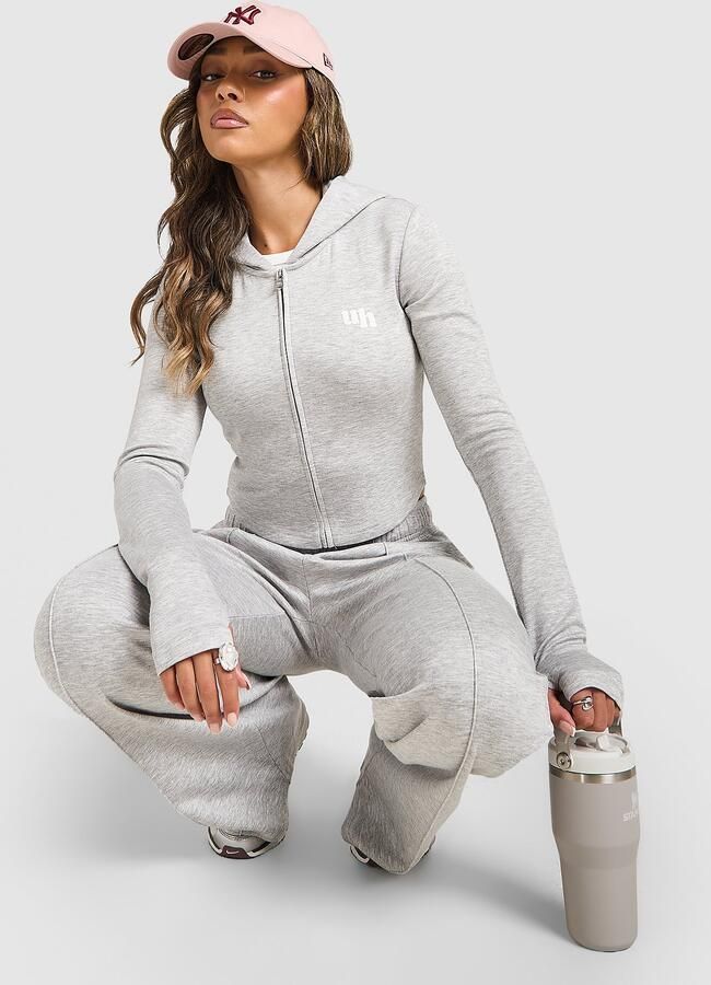 Unlike Humans Kendra Full Zip Hoodie Grijs- Dames Grijs