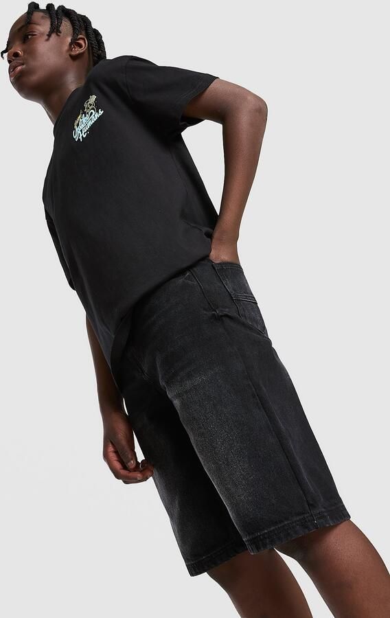 Unlike Hu s Kran Shorts Junior Zwart Kind Zwart