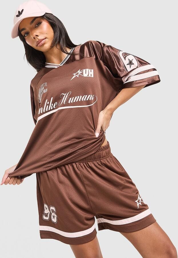 Unlike Humans League Shorts Bruin- Dames Bruin