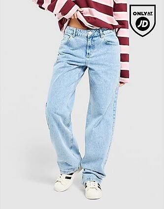 Unlike Humans Mid-Rise Loose Jeans Blauw- Dames Blauw - Foto 2