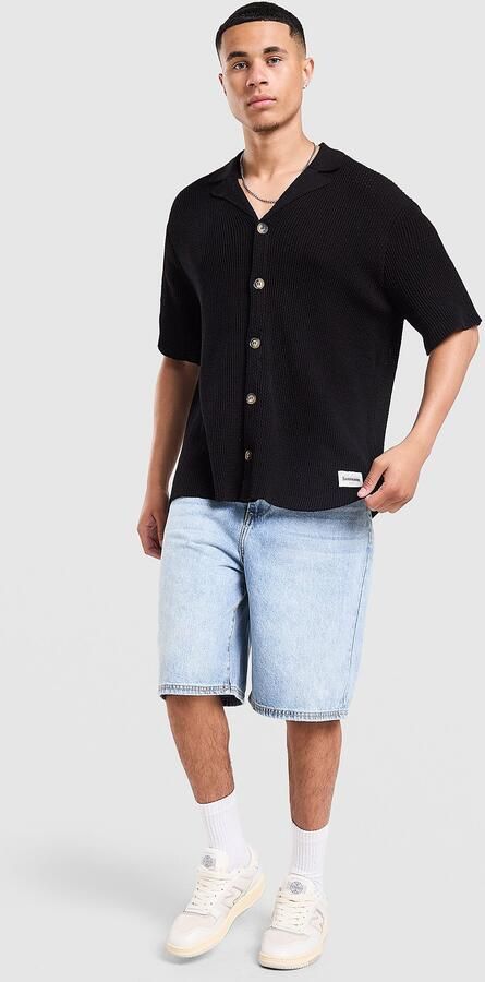 Unlike Humans Newark Shirt Zwart- Heren Zwart