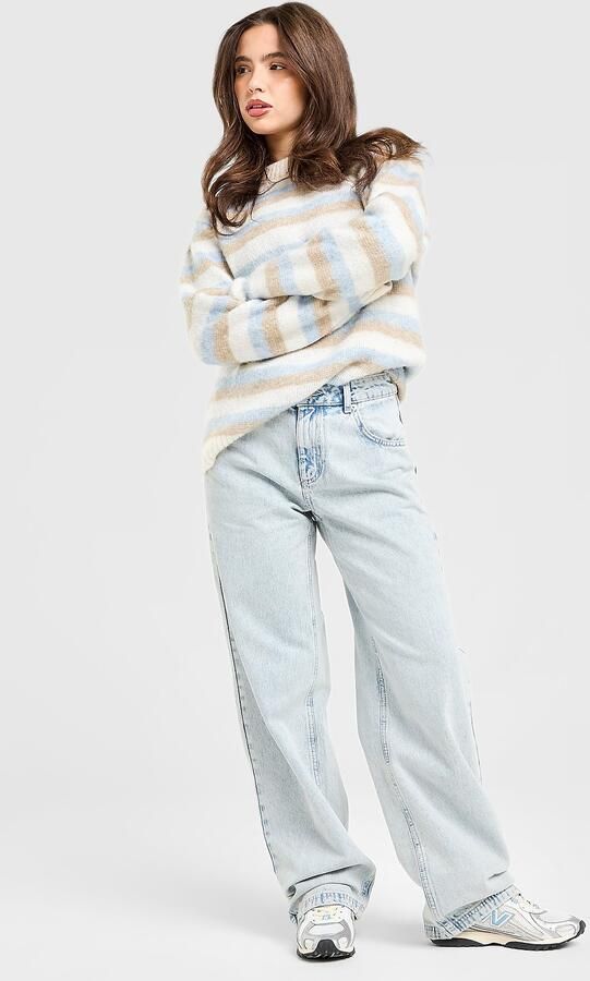 Unlike Humans Petite Jeans Blauw- Dames Blauw