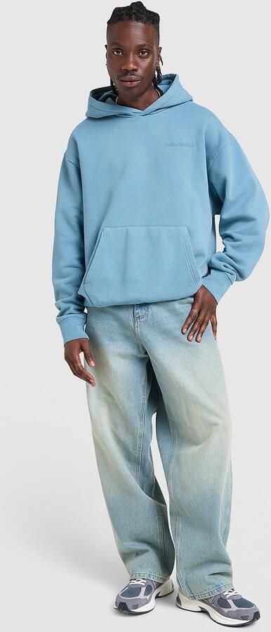 Unlike Humans Pigment Hoodie Blauw- Heren Blauw