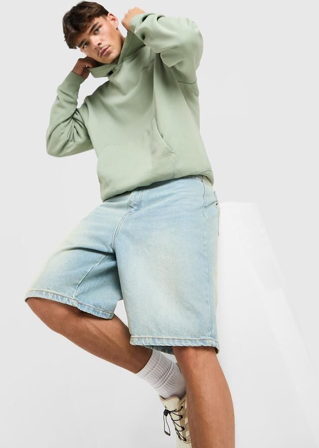 Unlike Humans Pigment Hoodie Groen- Heren Groen