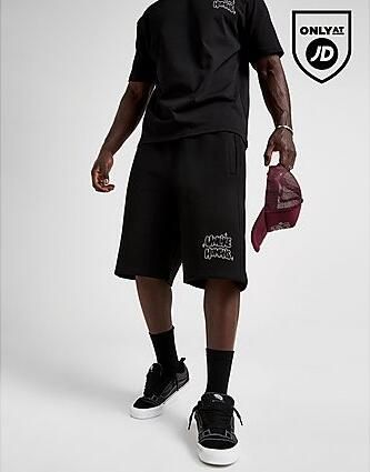 Unlike Humans Regent Shorts Black- Heren Black