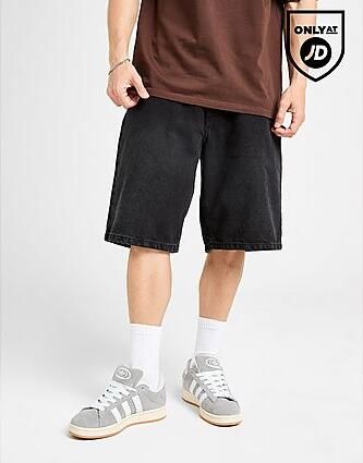 Unlike Humans Rick Shorts Black- Heren Black