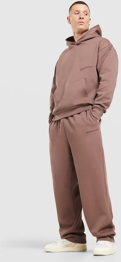 Unlike Humans Ridge Hoodie Bruin- Heren Bruin