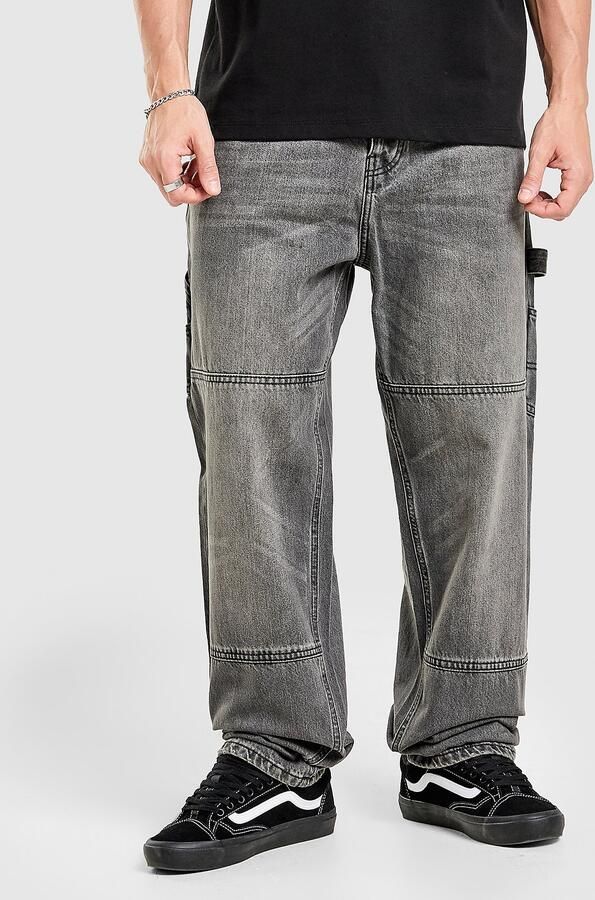 Unlike Humans Rocco Jeans Grijs- Heren Grijs