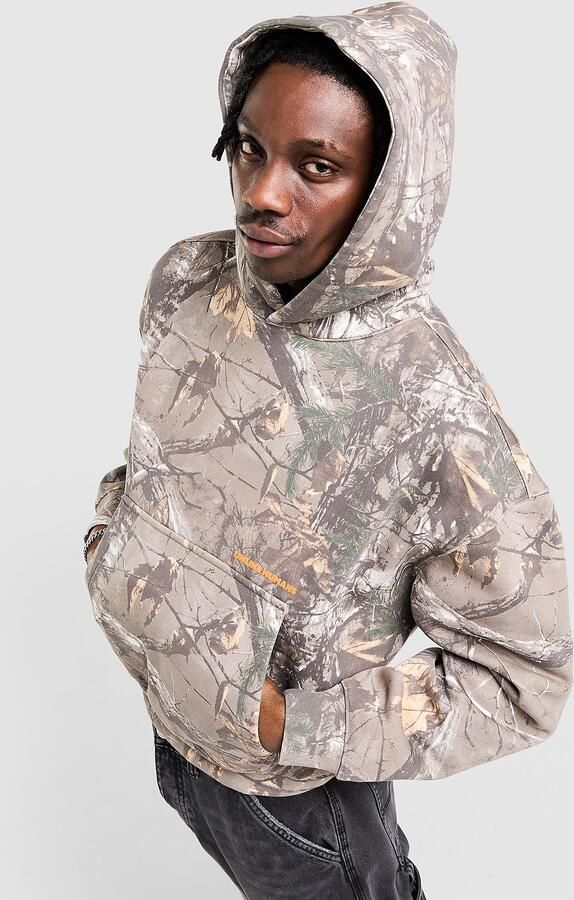 Unlike Humans Savis Hoodie Bruin- Heren Bruin