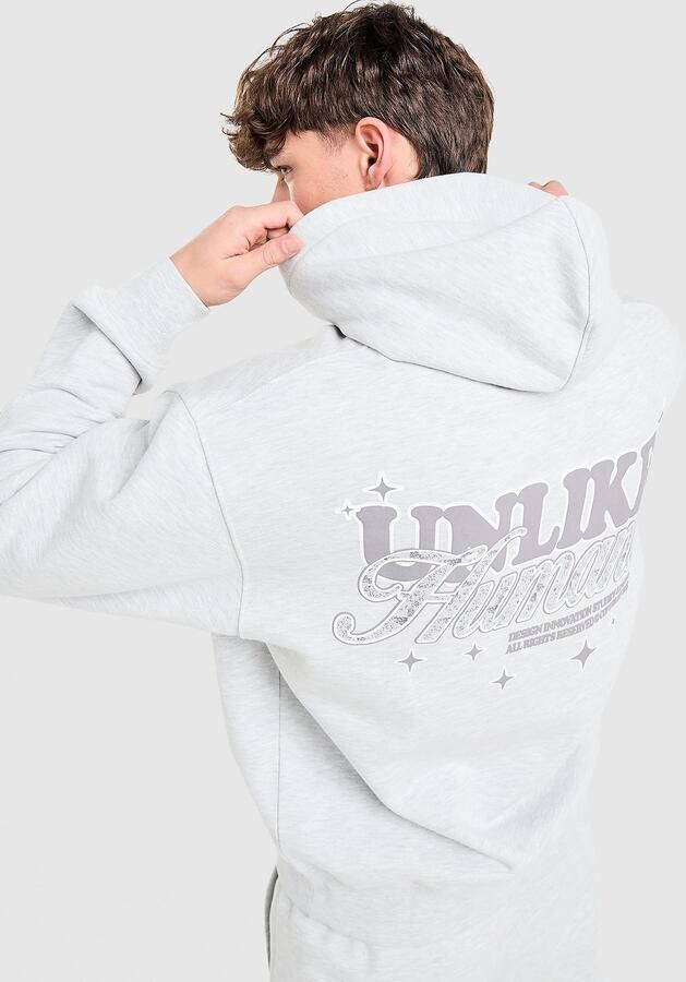 Unlike Humans Service Hoodie Grijs- Heren Grijs