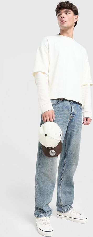 Unlike Humans Straight Jeans Blauw- Heren Blauw