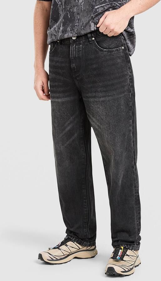 Unlike Humans Straight Jeans Zwart- Heren Zwart