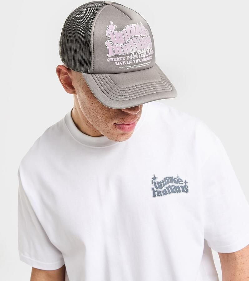 Unlike Humans Studios Trucker Cap Grijs- Dames Grijs