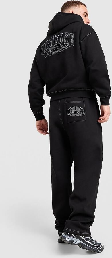 Unlike Humans Whitting Joggers Zwart- Heren Zwart