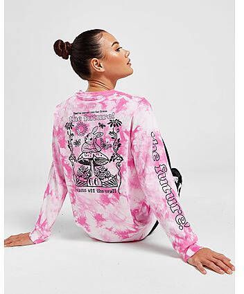 Vans Future Wash Long Sleeve T-Shirt Pink- Dames