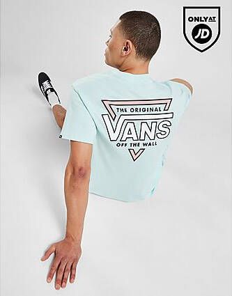 Vans Triangle Logo T-Shirt Blue- Heren