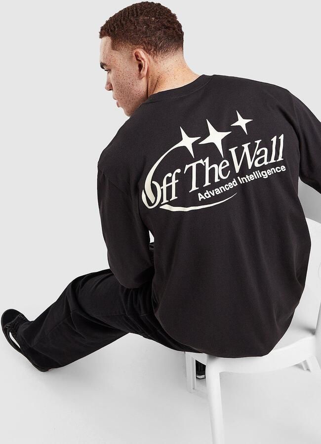 Vans Advanced Intelligence Long Sleeve T-Shirt Zwart- Heren Zwart