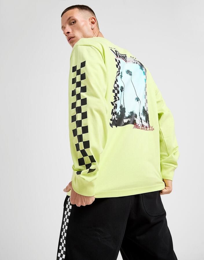 Vans Daybreak Photo Long Sleeve T-Shirt Groen- Heren Groen
