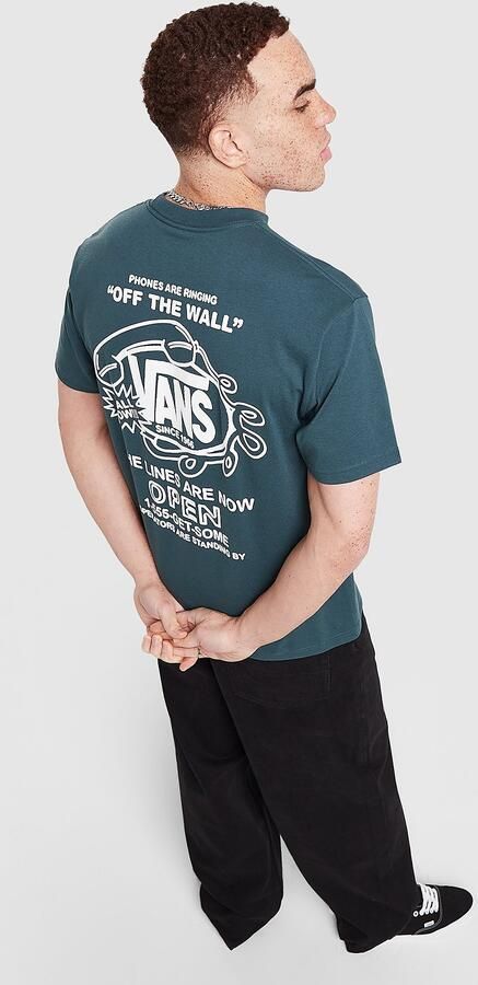 Vans Hotline T-Shirt Groen- Heren Groen