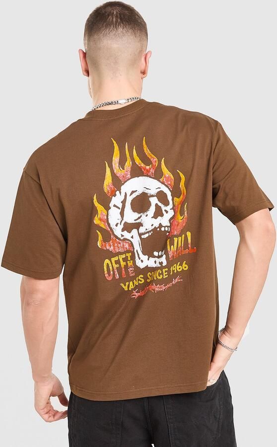 Vans Off The Wall Fever T-Shirt Groen- Heren Groen