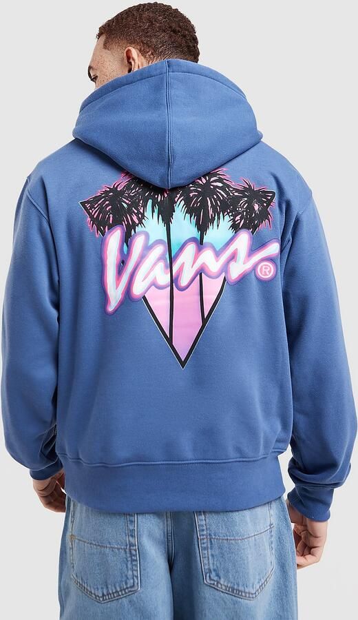 Vans Palm Drive Overhead Hoodie Blauw- Heren Blauw